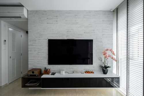 Contemporary Living Room at Hougang | Rio Vista