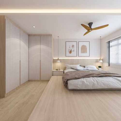 Scandinavian Bedroom at Muji