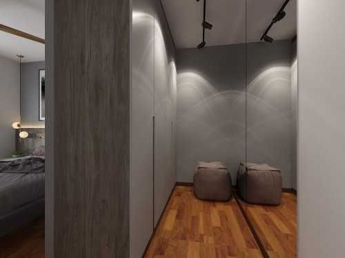 Contemporary Walk-in Wardrobe at Warm Vibes II