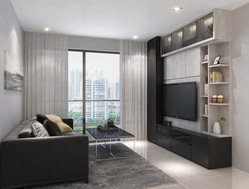 Contemporary Living Room at Home