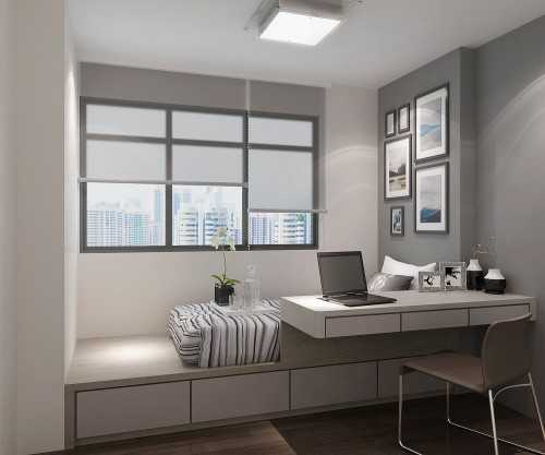 Contemporary Study at Home