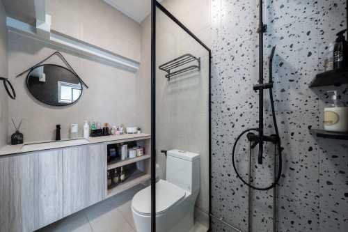 Contemporary Bathroom at Sengkang  | Rivervale Gateway