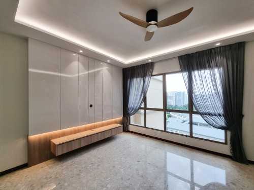 Scandinavian Living Room at The Rivervale