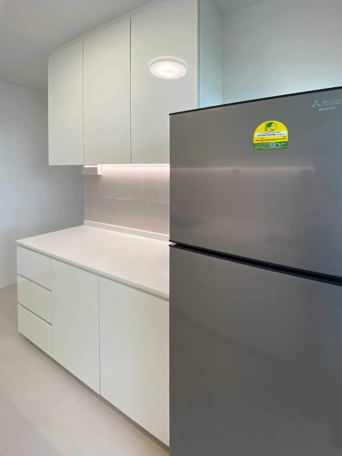 Scandinavian Kitchen with Sideboard and Kitchen Accessories