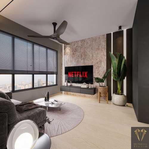 Contemporary Living Room at boon lay 216a