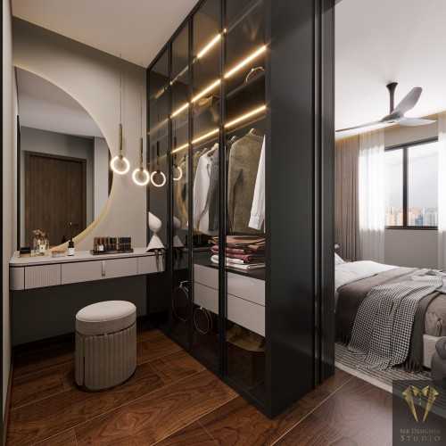 Contemporary Bedroom at boon lay 216a