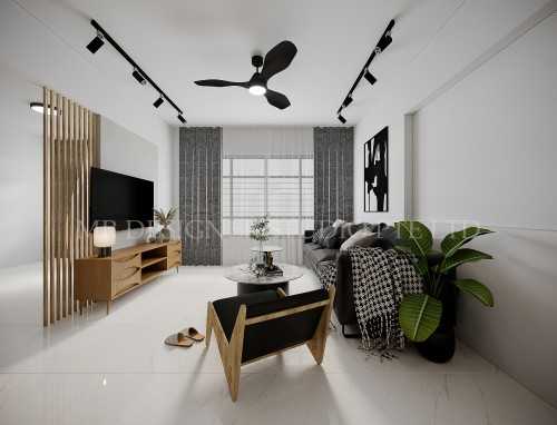 Scandinavian Living Room at 817c keat hong link