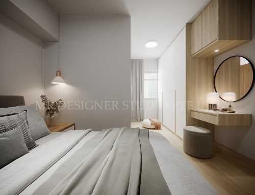 Scandinavian Bedroom at 444 hougang ave 8