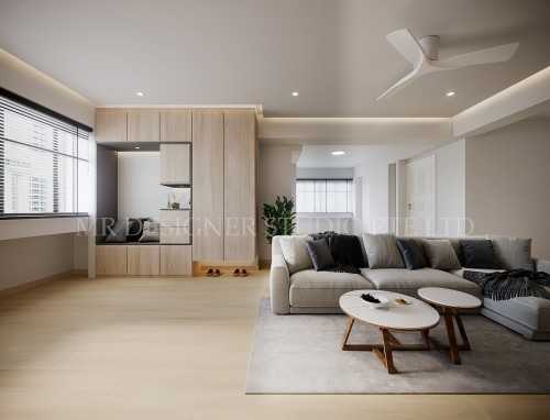 Scandinavian Entryway at choa chu kang blk 444