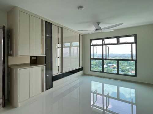 Scandinavian Living Room at SkyResidence @ Dawson