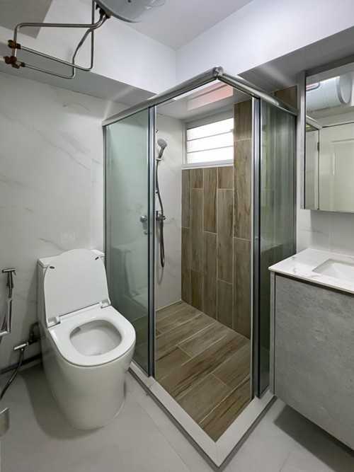 Scandinavian Bathroom at SkyOasis @ Dawson