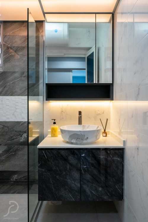 Modern Bathroom at Choa Chu Kang | 803 keat hong close
