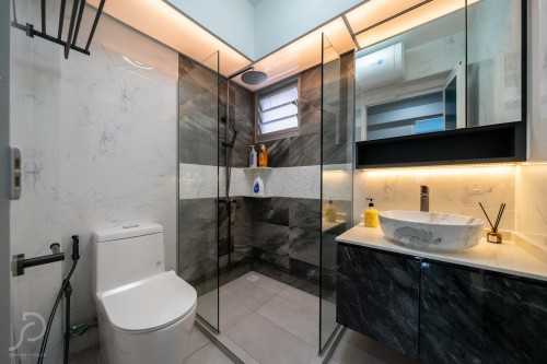 Modern Bathroom at Choa Chu Kang | 803 keat hong close