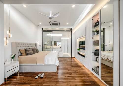Minimalist Bedroom at Goodman Road, Singapore