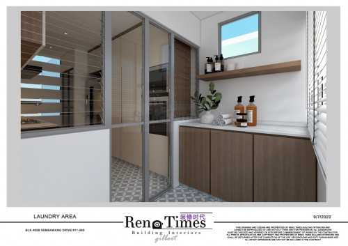 Transitional Service Yard at Resort Theme