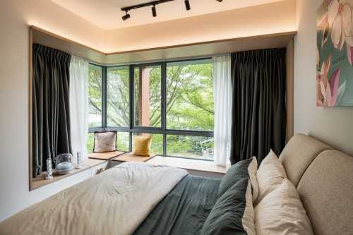 Contemporary Bedroom at double bay residence