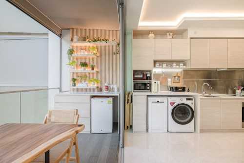 Modern Balcony at Sennett Residences