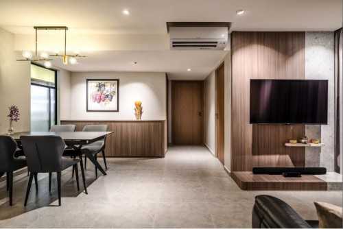 Modern Living Room at Northshore Drive, Singapore