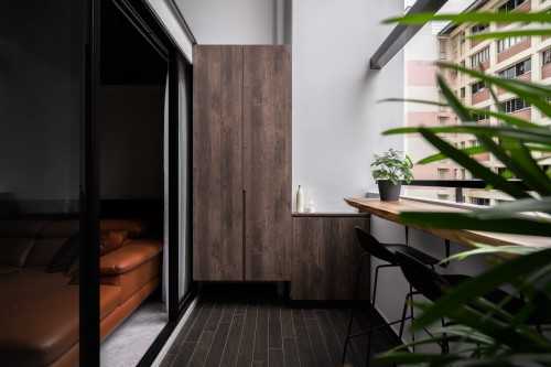 Modern Balcony at 245 Bishan