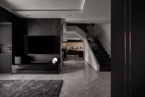Modern Living Room at 245 Bishan