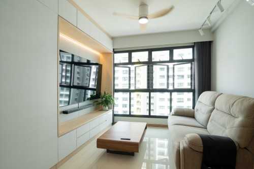 Scandinavian Living Room at Waterfront II @ Northshore