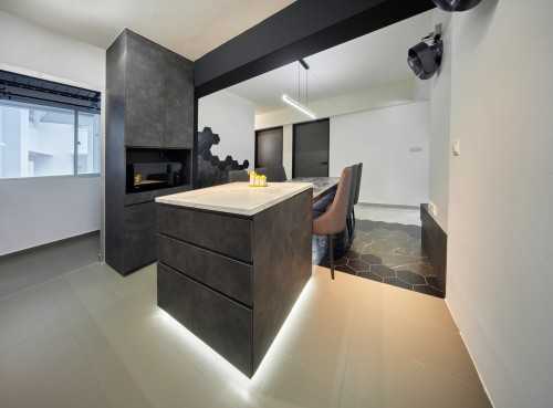 Modern Kitchen at Marsiling Greenview