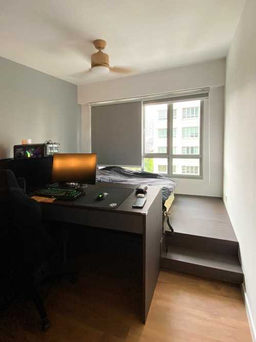 Scandinavian Bedroom at Punggol Regalia