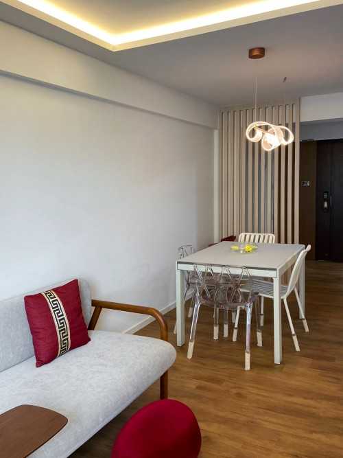 Scandinavian Dining Room at Punggol Regalia