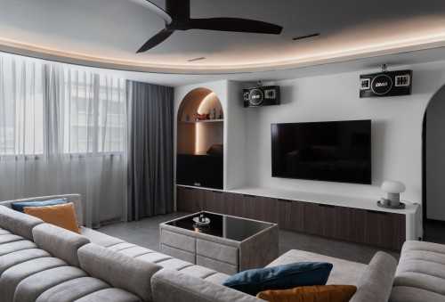Contemporary Living Room at Ubi Avenue 1