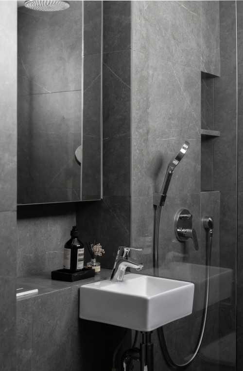 Contemporary Bathroom at Ubi Avenue 1