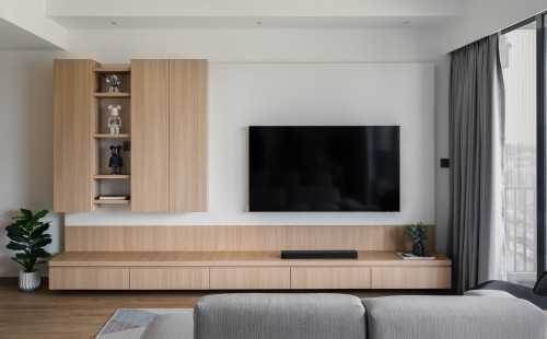 Scandinavian Living Room at Skypark Residences