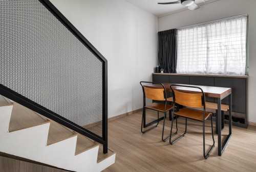 Contemporary Dining Room at 205b compassvale lane