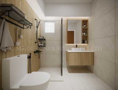 Scandinavian Bathroom at ubi 357c