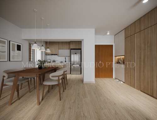 Scandinavian Living Room at ubi 357c