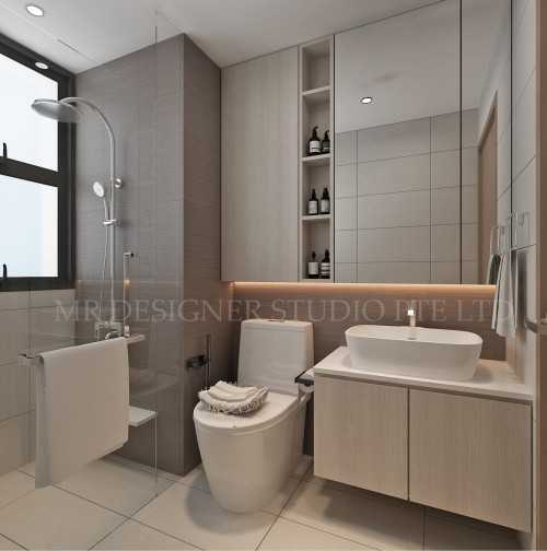 Contemporary Bathroom at H2o residence