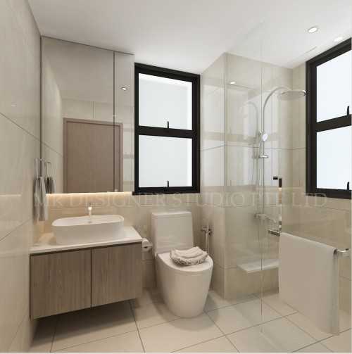 Contemporary Bathroom at H2o residence