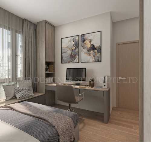 Contemporary Bedroom at H2o residence