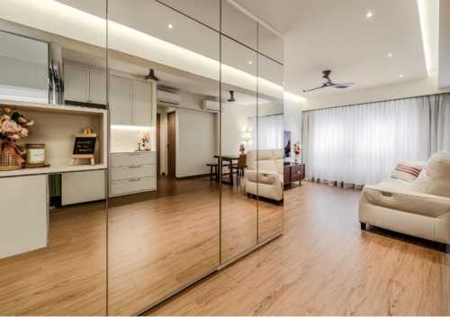 Modern Living Room at Tampines Ave 2, Singapore