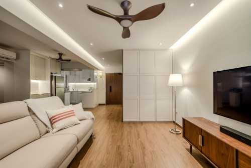 Modern Living Room at Tampines Ave 2, Singapore