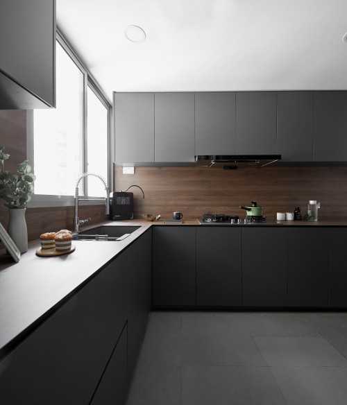 Contemporary Kitchen at Bartley Residences