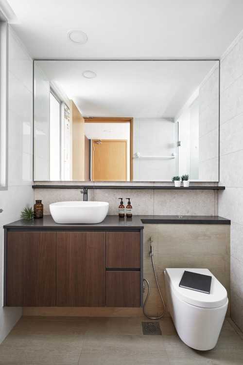 Contemporary Bathroom at Bartley Residences