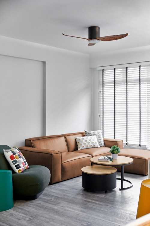 Contemporary Living Room at Bedok Beacon