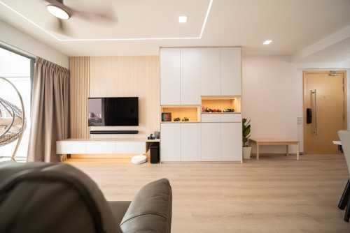 Scandinavian Living Room at Blk 56 Punggol Walk @ A Treasure Trove