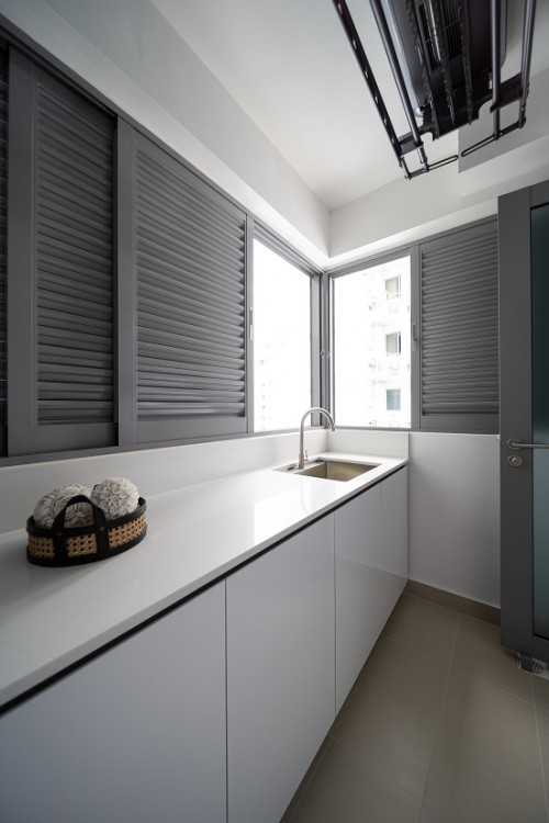Scandinavian Service Yard at Blk 56 Punggol Walk @ A Treasure Trove