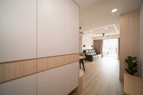 Scandinavian Entryway at Blk 56 Punggol Walk @ A Treasure Trove