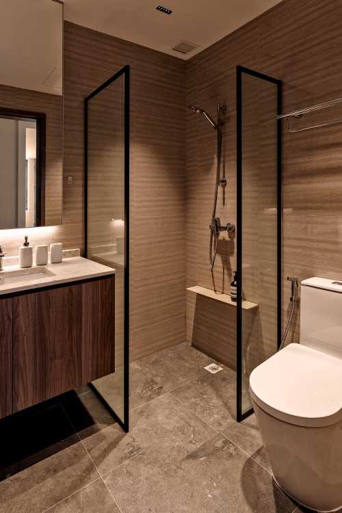Contemporary Bathroom at Sky Vue