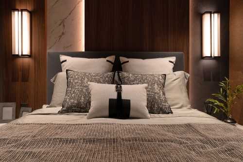 Contemporary Bedroom at Sky Vue