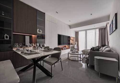 Contemporary Living Room at Ascentia Sky