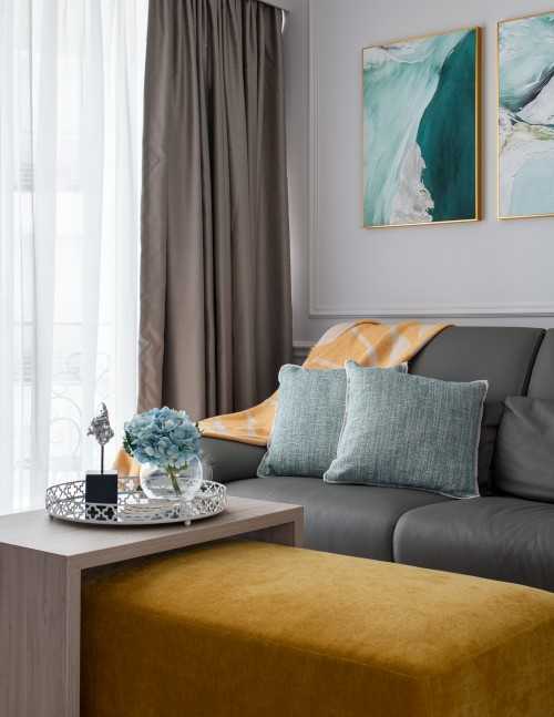 Modern Living Room at Cote D' Azur