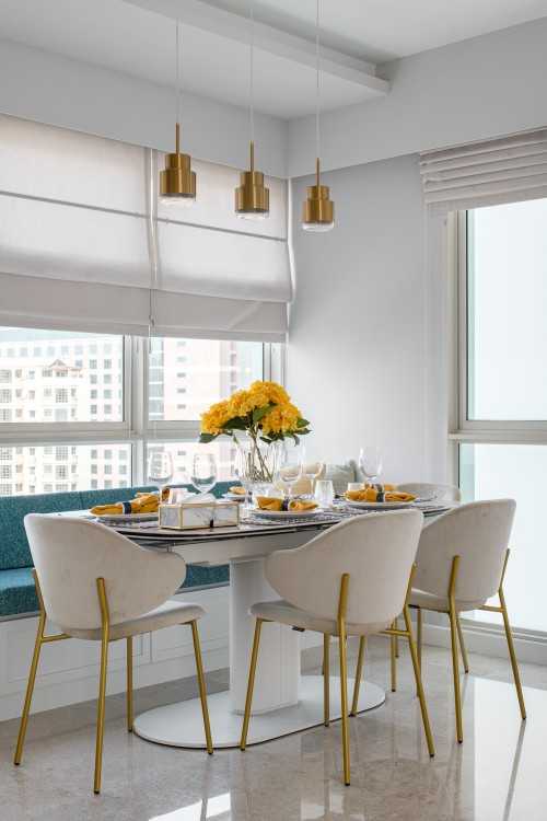 Modern Dining Room at Cote D' Azur
